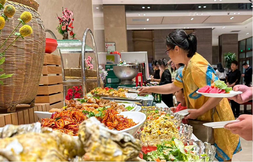 Hotel buffet restaurant